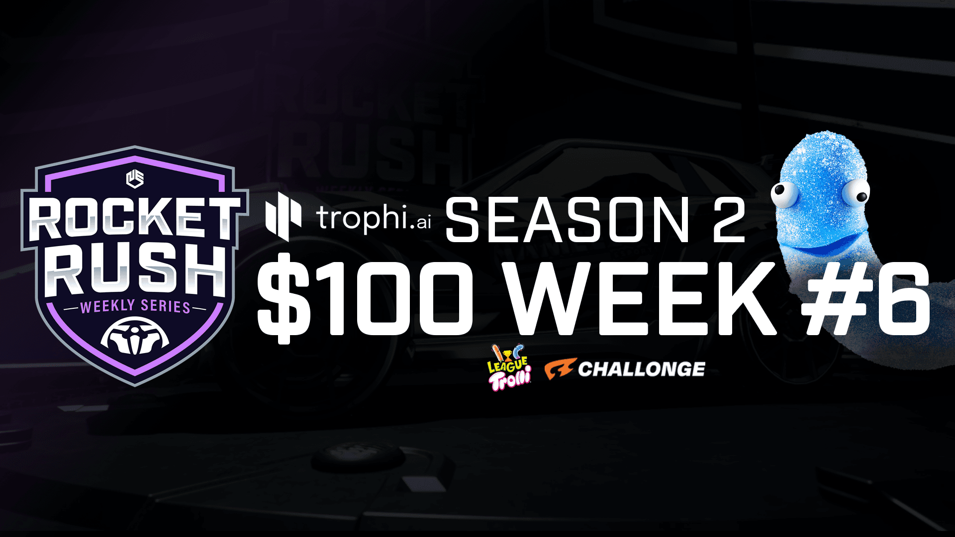 $100 | 3v3 Rocket Rush x trophi.ai | Nameless Esports - Season 2 Week 6