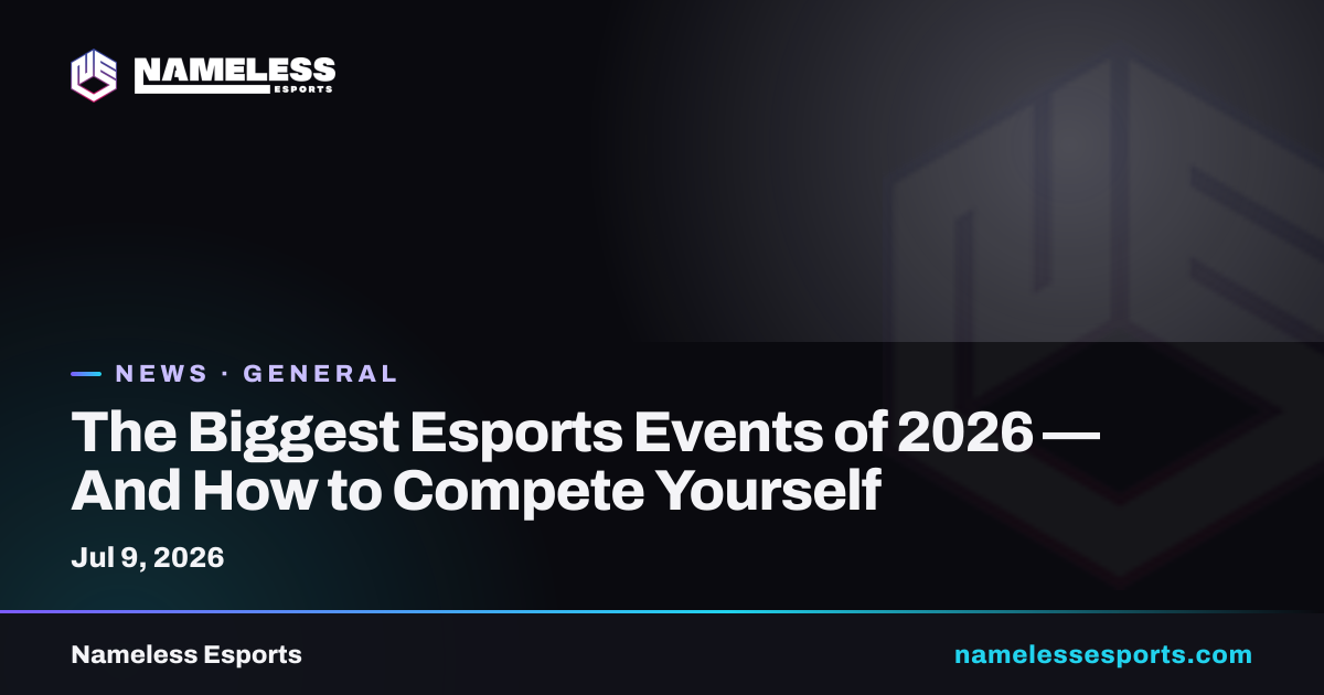 Biggest Esports Events of 2026: Full Calendar & How to Compete ...